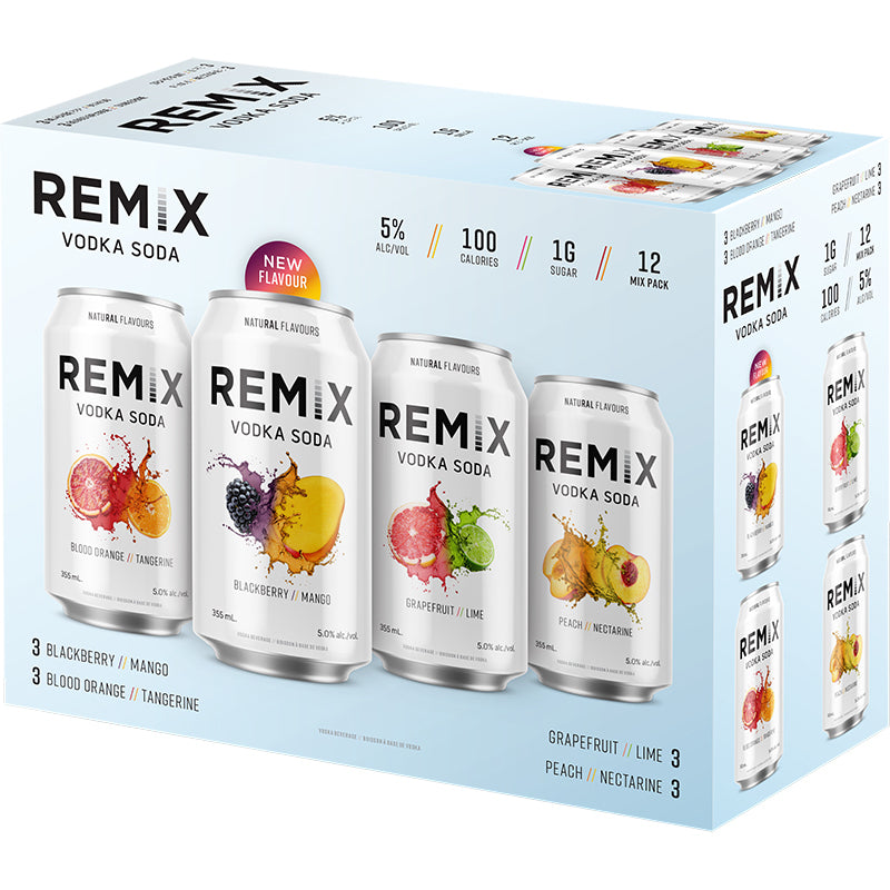 Remix Vodka Soda Mixed Pack