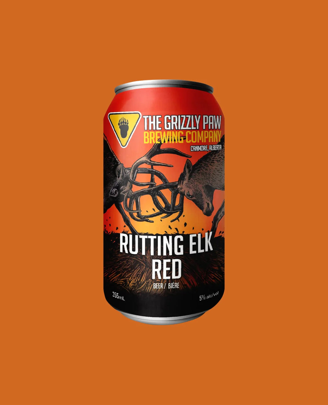 Grizzly Paw Rutting Elk Red