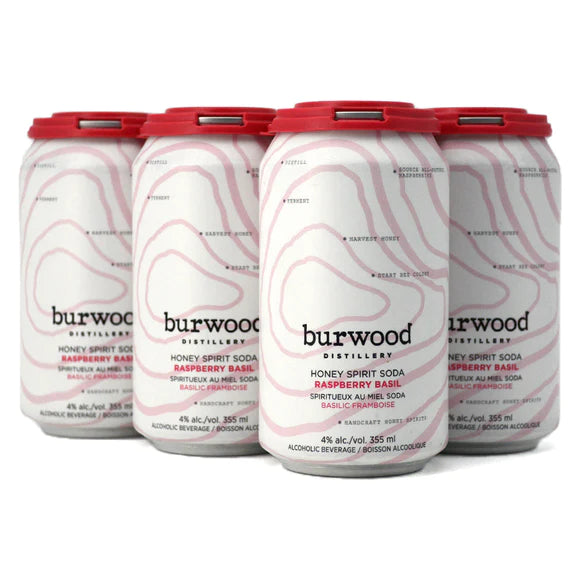Burwood Raspberry Basil Honey Spirit Soda