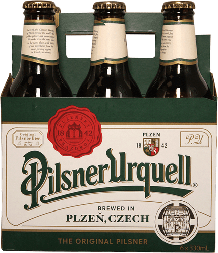 Pilsner Urquell 6 Bottles
