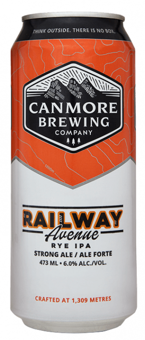 Canmore Brewing Railway Avenue Rye IPA